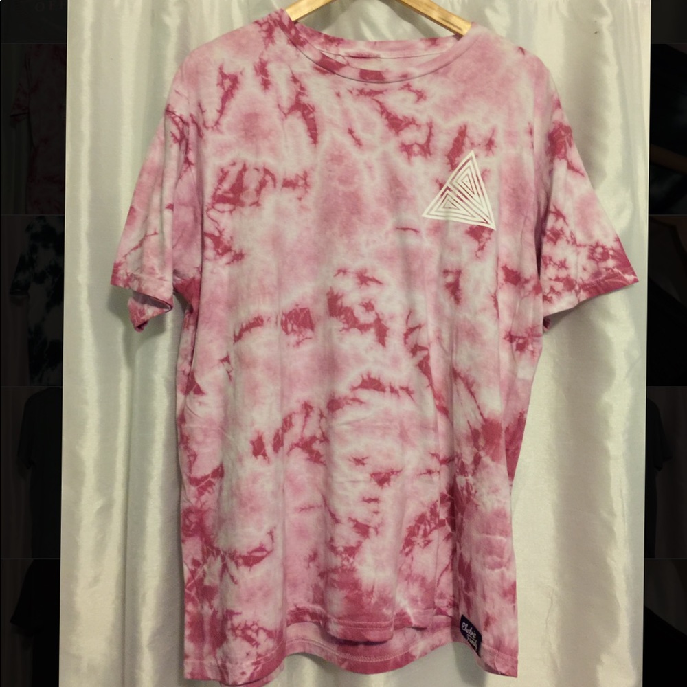 PINK tie dye shirt! Size Large.